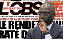 Mabouba Diagne exprime son mécontentement : « Je suis très contrarié par la Une de l’Obs ».